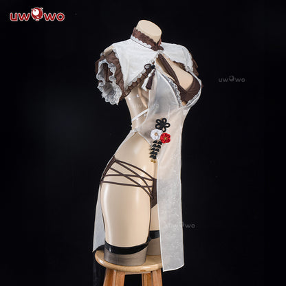 S-3XL INSTOCK Uwowo Azur Lane Formidable Still Illustration Ver. Cheongsam Boudoir Cosplay Costume S-3XL