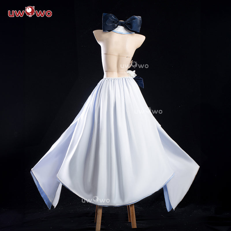 【In Stock】Uwowo Genshin Impact Fanart Ganyu White Gown Cosplay Costume