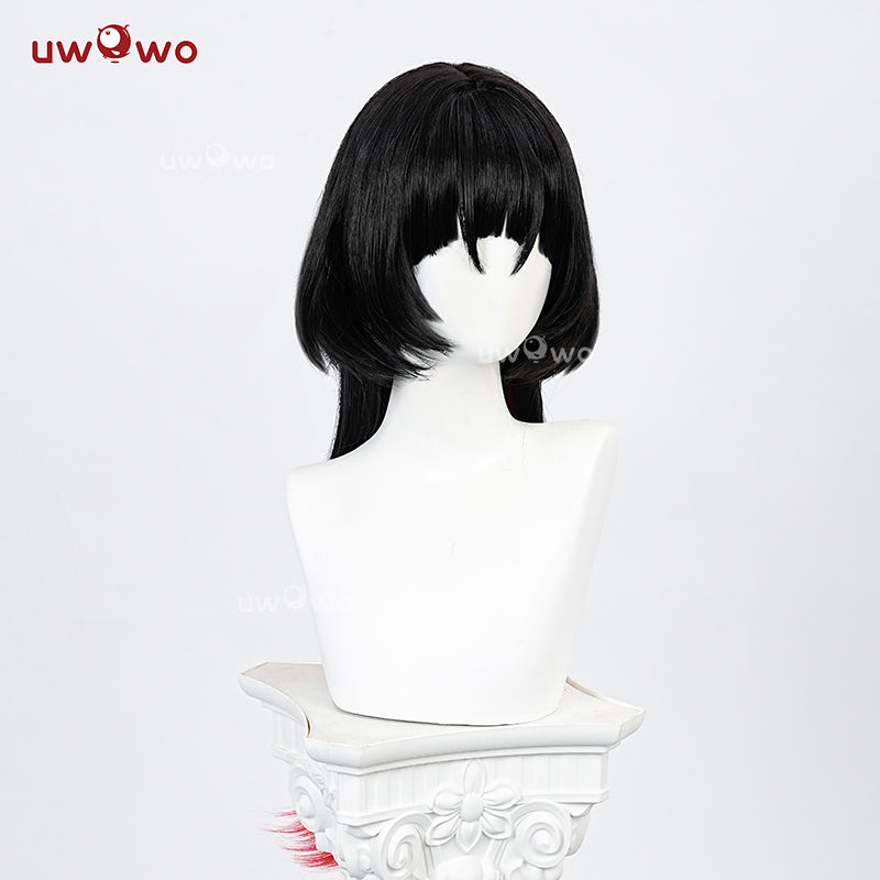 Uwowo Game Zenless Zone Zero/ZZZ Jane Doe Cosplay Wig Long Black Hair ...