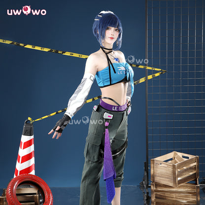 Uwowo Collab Series: Game Overwatch 2 x LE SSERAFIM Fearless DVA Cosplay Costume XS-XXL