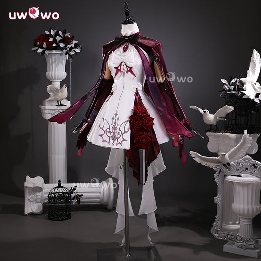 Uwowo Collab Series: Genshin Impact Columbina Big Bad Vampire Cosplay Costume S-3XL