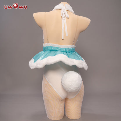 【In Stock】Uwowo Plus Size V Singer Cute Furry Bunnysuit Christmas Cosplay Costume