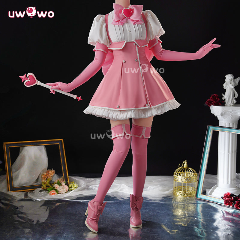 Uwowo  Collab Series: Gushing Over Magical Girls Haruka HANABISHI Sayo MINAKAMI Kaoruko TENKAWA Uniform Cosplay Costume