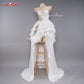 【In Stock】Uwowo Genshin Impact Fanart Keqing White Bride Wedding Dress Cosplay Costume
