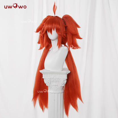 Uwowo Game Zenless Zone Zero/ZZZ Koleda Belobog Cosplay Wig Long Orange Hair