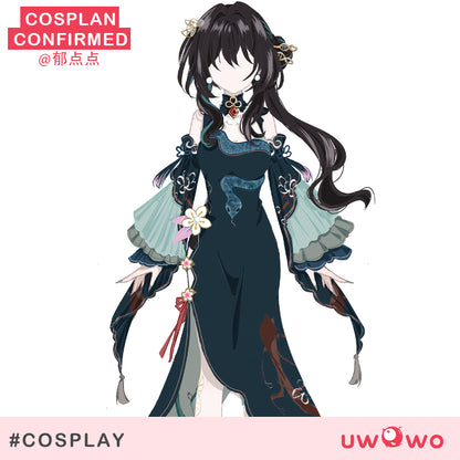 INSTOCK Uwowo Game Honkai Star Rail Fanart Ruan Mei Ruanmei Qipao Ver. Cosplay Costume