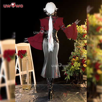 INSTOCK S-3XL Uwowo Genshin Impact Fanart Arlecchino The Knave Music Concert Cosplay Costume