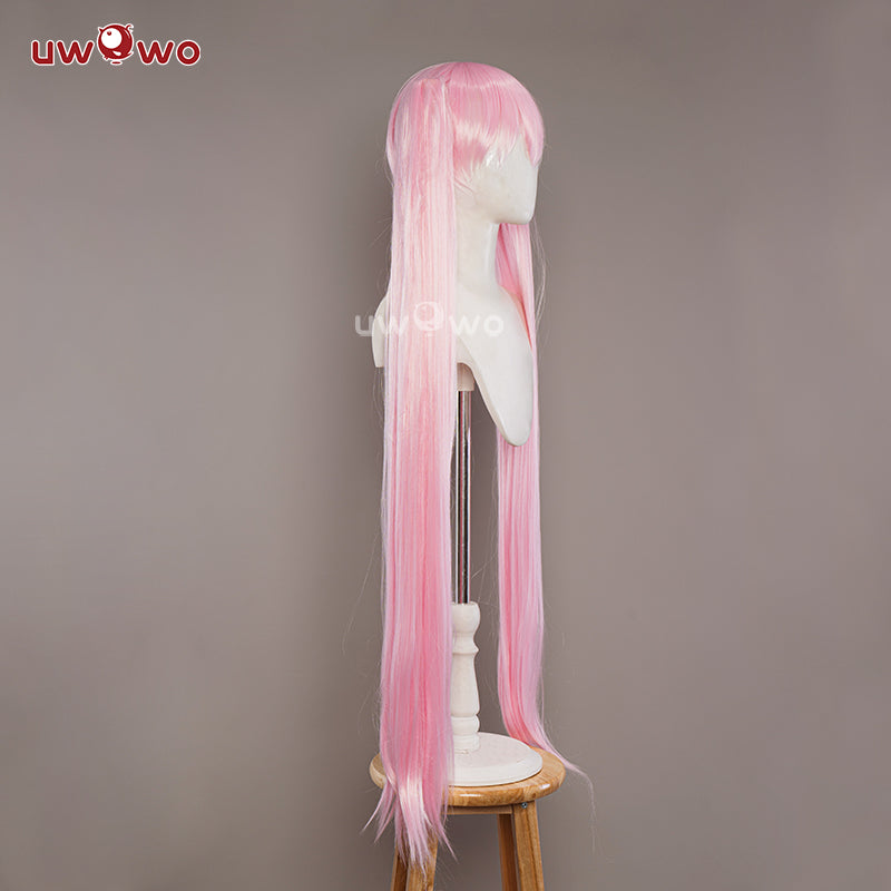 【Pre-sale】Uwowo V Singer Classic Pink Dress Cosplay Wig Long Pink Hair