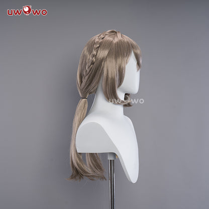 Uwowo Honkai Star Rail Cosplay Wig Qing Que Cosplay Wig Qingque Linght Brown Long Hair