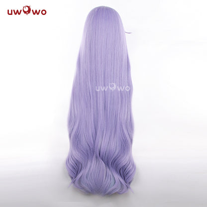Uwowo Wuthering Waves Cantarella Jellyfish Cosplay  Wig Long Light Purple Hair