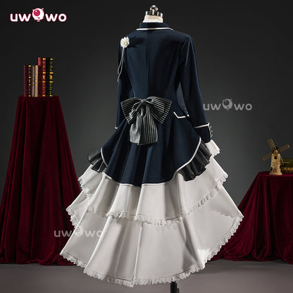 Uwowo Collab Series: Anime Black Butler Ciel White Rose Noble Suit Cosplay Costume S-XL
