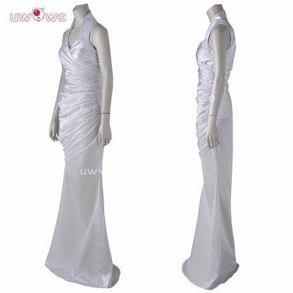 Uwowo Collab Series Final Fantasy 15 Lunafreya Nox Fleuret Luna White Dress Cosplay Costume