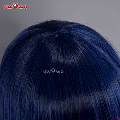 Uwowo Anime Panty & Stocking with Garterbelt Cosplay Wig Stocking·Anarchy Blue And Pink Long Hair