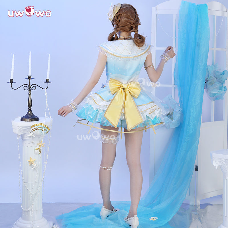 Uwowo Collab Series: Love Live! Kunikida Hanamaru Luxury Cruise Aqours School Idol Festival Cosplay Costume XS-2XL