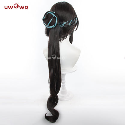【Pre-sale】Uwowo Honkai Star Rail Ruan Mei RuanMei HSR Cosplay Wig Long Black Hair