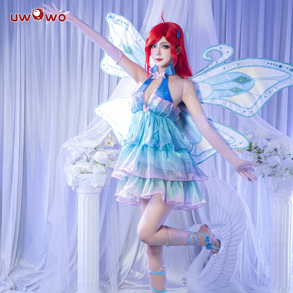S-3XL INSTOCK Uwowo Bloom Princess Wings Fairy Club Cosplay Costumes