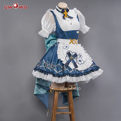 【Clearance Sale】[Last Batch]【In Stock】Uwowo Genshin Impact Fanart Faruzan Cafe Maid Cosplay Costume