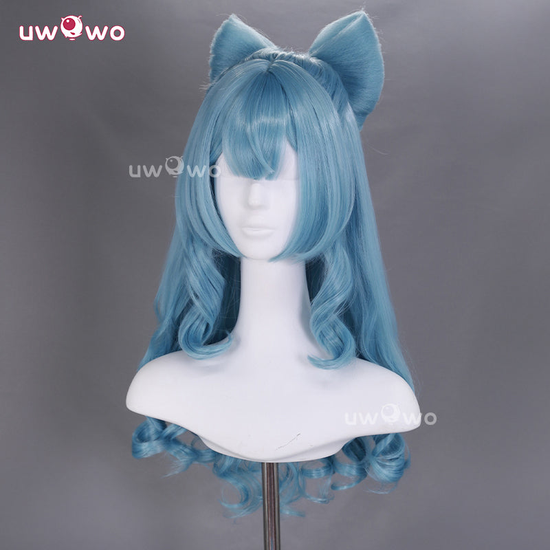 Uwowo Genshin Impact Yumemizuki Mizuki Cosplay Wig Long Blue Hair