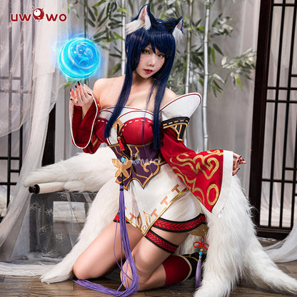 Uwowo Game Champion Nine Tailed Fox Wild Rift WR ASU Halloween Cosplay Costume