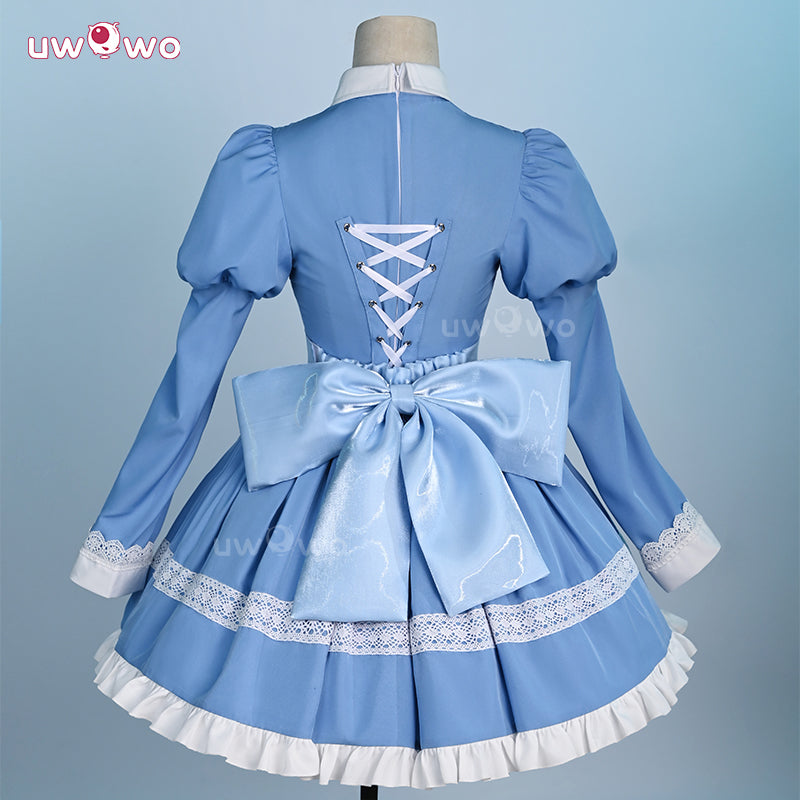 Uwowo Collab Series: Panty & Stocking with Garterbelt Stocking Angel Blue Lolita Cosplay Costume XS-2XL