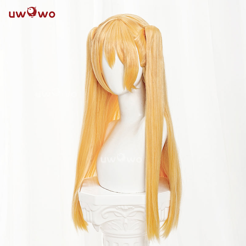 Uwowo Manga 2.5 Dimensional Seduction Lilysa Amano Cosplay Wig Long Yellow Hair