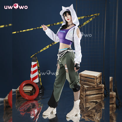 Uwowo Collab Series: Game Overwatch 2 x LE SSERAFIM Fearless Ashe Cosplay Costume XS-XXL