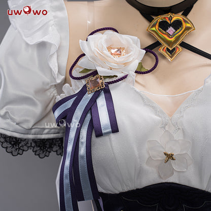 S-3XL Uwowo Honkai Impact 3rd: Elysia Maid Miss Pink Elf Dress Cosplay Costumes