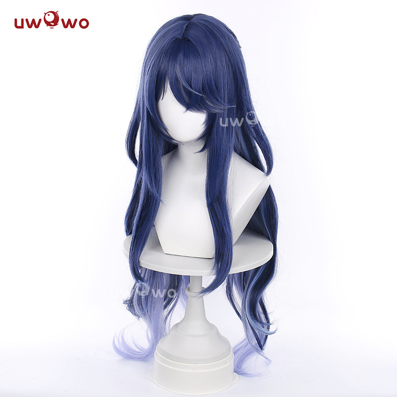 Uwowo Genshin Impact Lauma Cosplay Wig Long Blue Hair