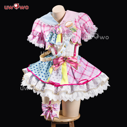 INSTOCK Uwowo Love Live! LoveLive Hanayo Koizumi Idol ver. Cosplay Costume S-3XL