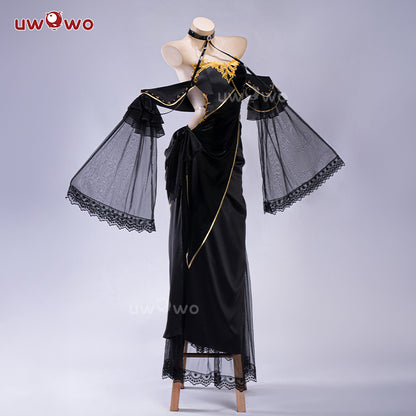 S-3XL INSTOCK-Uwowo Code Geass: C.C. CC Black Gown Cosplay Costume