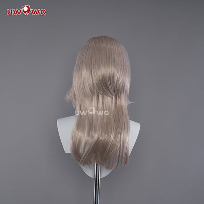 Uwowo Genshin Impact Fanart Eula Alter Pyro Cosplay Wig Middle Brown Hair