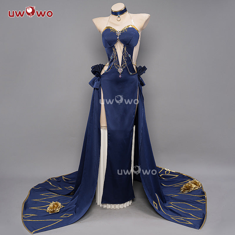 【In Stock】Uwowo Anime Code Geass: C.C. CC Chessboard Party Gown Mahjong Soul Collab Cosplay Costume