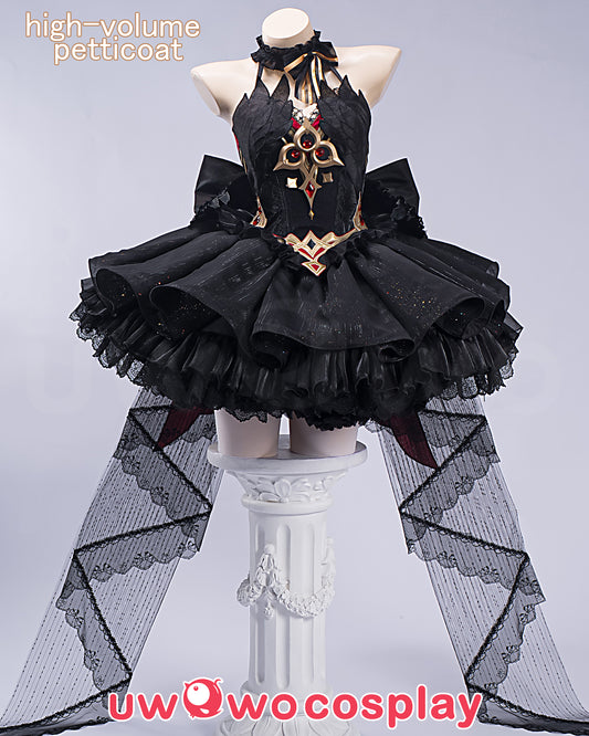PRESALE SOON CONFIRMED Uwowo Genshin Impact Sandrone Ballet Fanart Black Swan Cosplay Costume