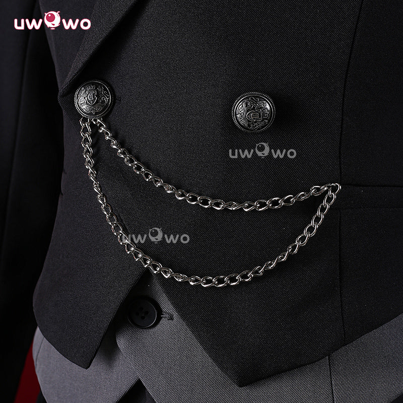 Uwowo Collab Series: Anime Black Butler Sebastian Michaelis Cosplay Costume S-2XL