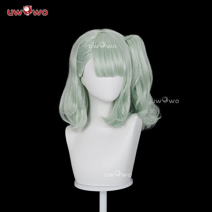 Uwowo Game Zenless Zone Zero/ZZZ Sunna Chinatsu Remiel Cosplay Wig Middle Light Green Hair