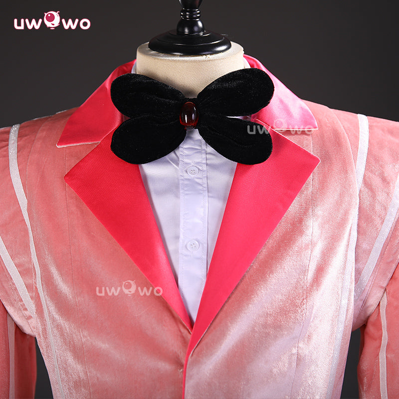 Uwowo Collab Series: Alastor Hazbin Hotel Season 2 Dress Velvet Gown Cosplay Costume S-3XL