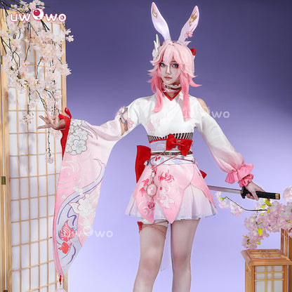 Uwowo Collab Series: Honkai: Star Rail Evanescia Lunar Blossoming Cosplay Costume XS-2XL