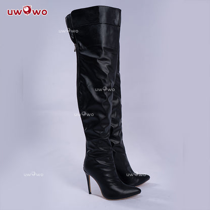 Uwowo Azur Lane KMS Max Immelmann Mesh Boudoir Cosplay Shoes Boots