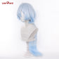 Uwowo Game Wuthering Waves Mornye WuWa Cosplay Costume Wig Long Blue Hair