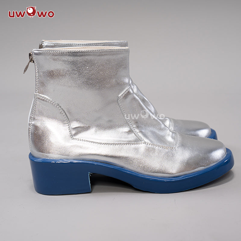 Uwowo V singer  Snow Girl Cosplay Shoes Boots
