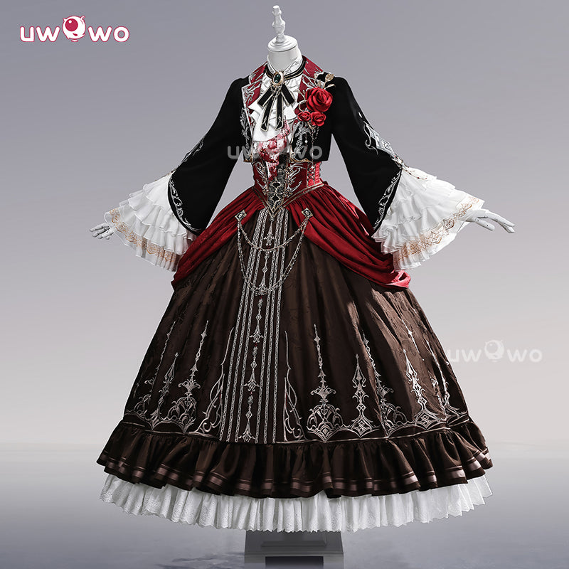 Uwowo Collab Series: Love and Deepspace MC's Bloodmoon Soulpact Couple Sylus Silverwing Fiend Cosplay Costume S-2XL