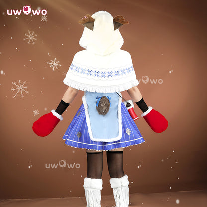 Uwowo Game Zero Rem Christmas 2025 Ver. Cosplay Costume XS-2XL
