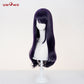 Uwowo Anime My Dress-Up Darling S2 Marin Kitagawa Black Bunny Suit Cosplay Wig Long Purple Hair