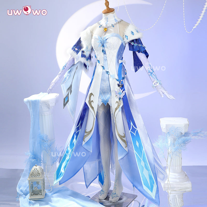 Uwowo Collab Series: Genshin Impact Tsaritsa Anastasya Snezhnaya Cryo Archon Cosplay Costume XS-2XL