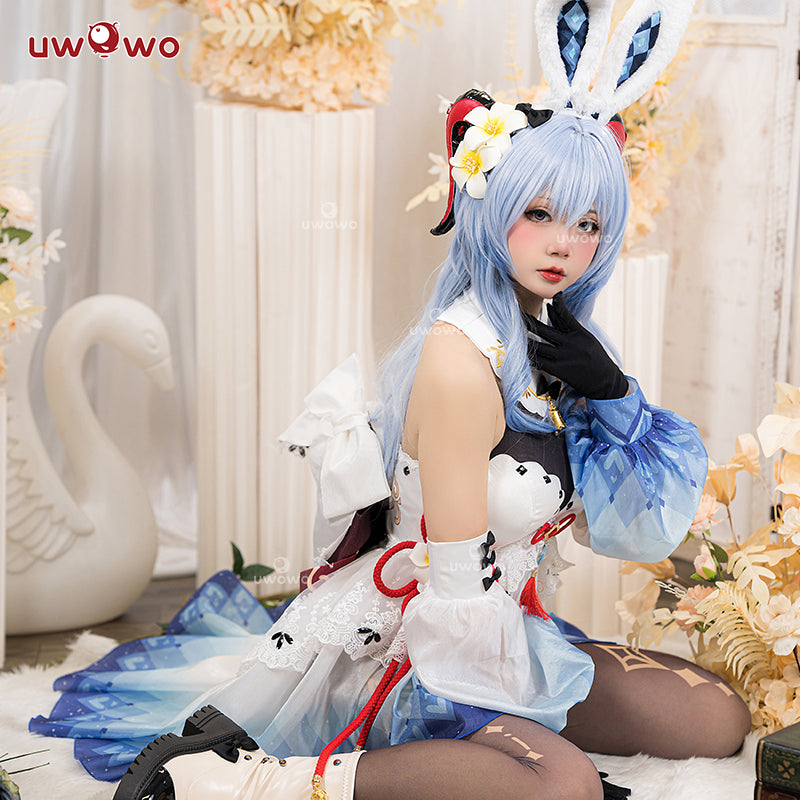 Exclusive Uwowo Genshin Impact Fanart Ganyu Bunny Suit Cute