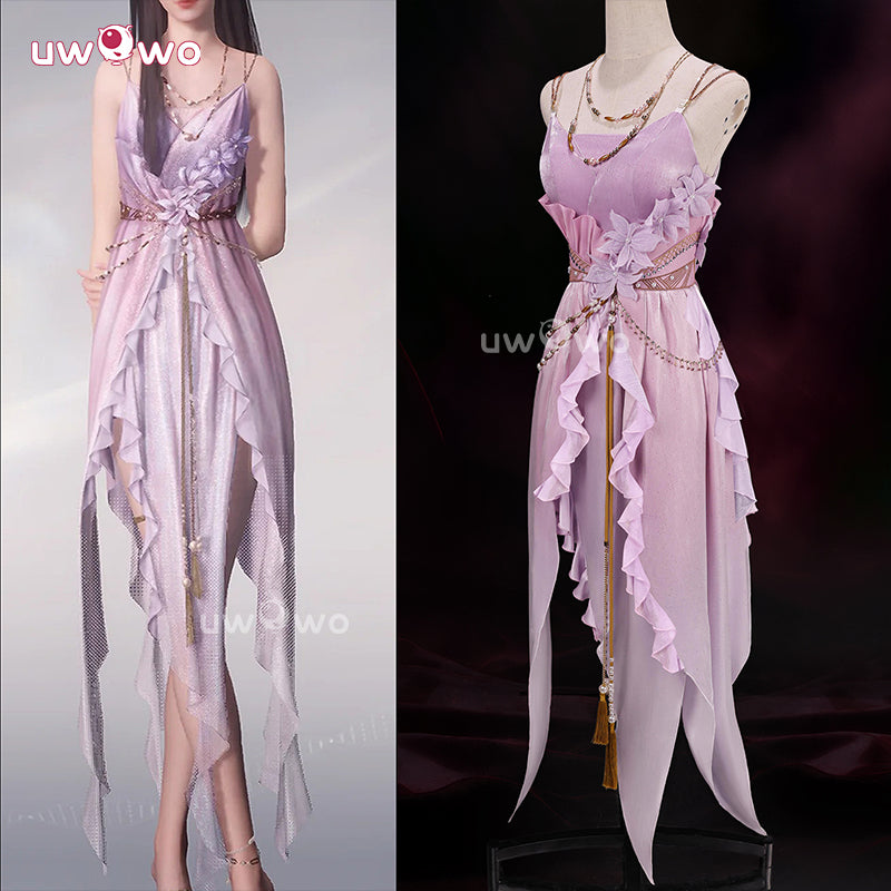 Uwowo Collab Series: Love and Deepspace MC 'My' Floral Ripple Sylus Couple Swimsuit Cosplay Costume S-3XL