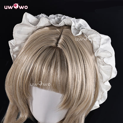Uwowo Collab Series: Elegant Lace Ruffle Lounge Dress HomeWear Pajama Cosplay Cosutme S-XL