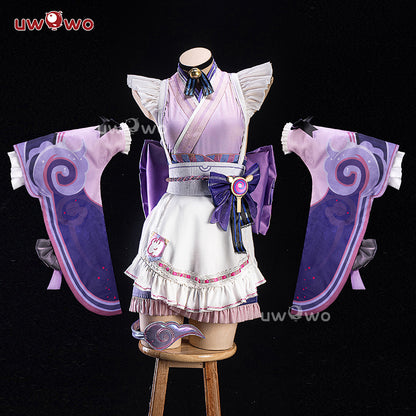 [Last Batch] S-3XL  Uwowo Genshin Impact Yumemizuki Mizuki Maid Cosplay Costume
