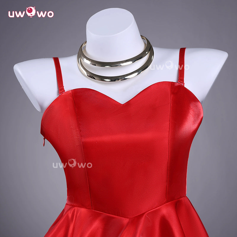 Uwowo Collab Series: Anime Panty Red Dress Panty & Stocking with Garterbelt Cosplay Costume XS-3XL