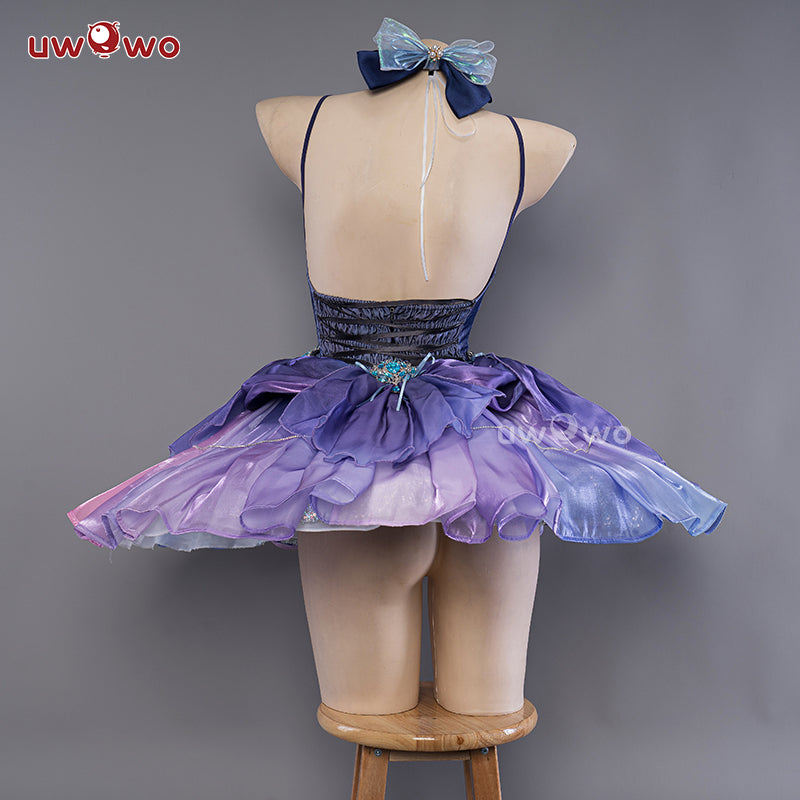 Uwowo Genshin Impact Fanart: Ganyu Ballet Dress Cosplay Costume